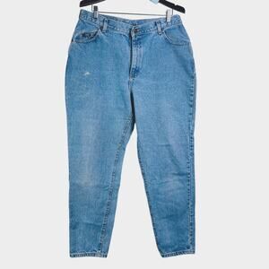 Lee Vintage Women’s 32x30 Mom Jeans 80's Blue Acid Wash Denim